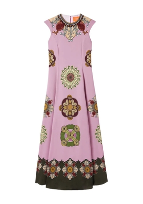 La DoubleJ Park Ave print midi dress - Pink