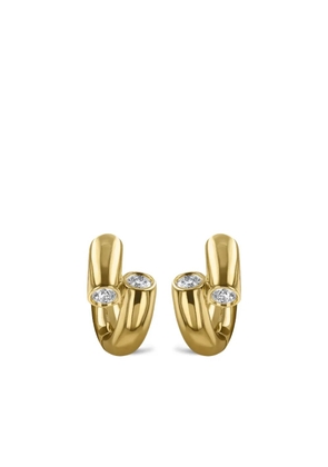 Pragnell 18kt yellow gold Eclipse earrings