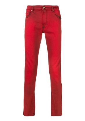 Paura low rise skinny jeans - Red