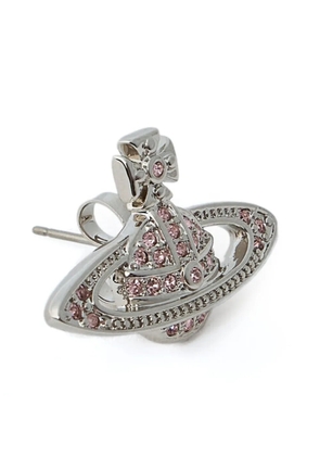 Vivienne Westwood orb motif bas-relief earrings - Silver