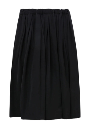 Comme Des Garçons Comme Des Garçons pleated midi skirt - Black