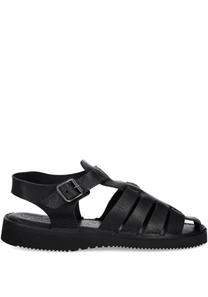 Fracap D038 strappy leather sandals - Black