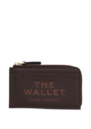 Marc Jacobs top-zip leather wallet - Brown