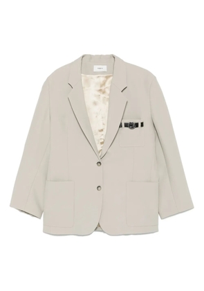 Coperni belted pocket jacket - Neutrals