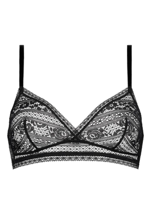 ERES Intriguée lace triangle bra - Black