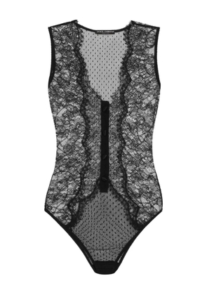 Dolce & Gabbana lace-paneled bodysuit - Black