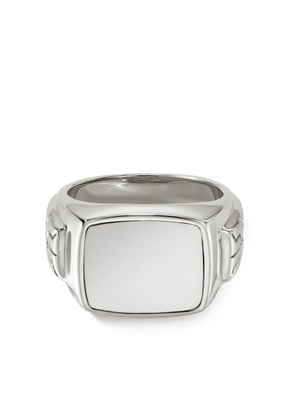 John Hardy ID sterling-silver signet ring
