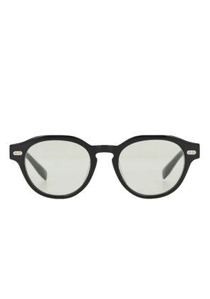 Brunello Cucinelli round sunglasses - Black