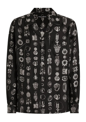 Dolce & Gabbana medallion print shirt - Black