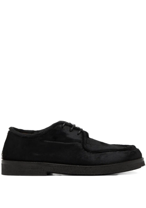 Marsèll Moccar calf hair Derby shoes - Black