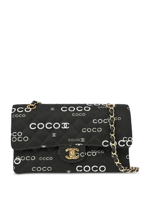 CHANEL Pre-Owned 2002 medium Double Flap shoulder bag - Black