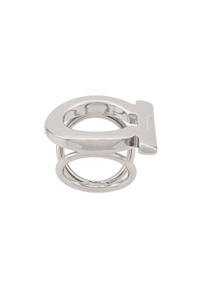 Ferragamo logo ring - Silver