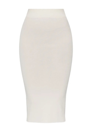 ENTIRE STUDIOS ribbed midi skirt - Neutrals