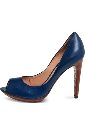 Bottega Veneta Pre-Owned 110mm leather pumps - Blue