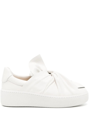 Ports 1961 Bee leather sneakers - White