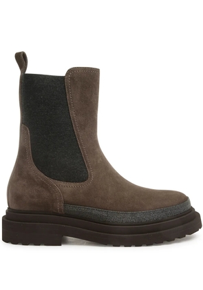 Brunello Cucinelli Monili boots - Brown