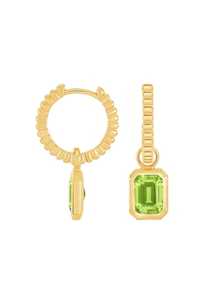 DOWER AND HALL Humbug Peridot earrings - Gold