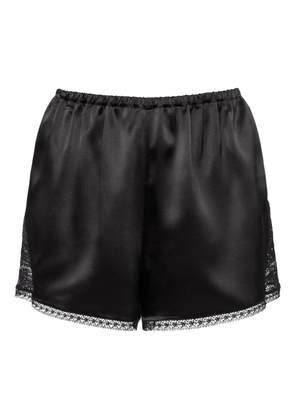 ERES Dévoilée lace-trim silk shorts - Black