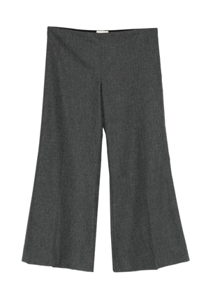 KHAITE flared cropped trousers - Grey