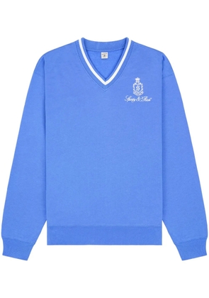 Sporty & Rich Vendome V-neck sweatshirt - Blue