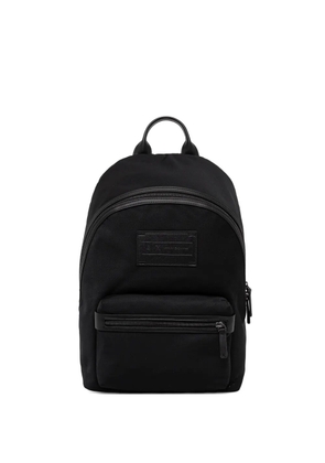 Armani Exchange zip-pockets backpack - Black