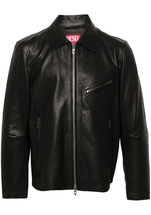 Diesel L-Korn leather jacket - Black