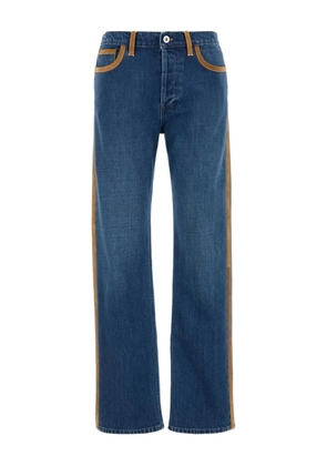 Miu Miu contrast-stitching jeans - Blue