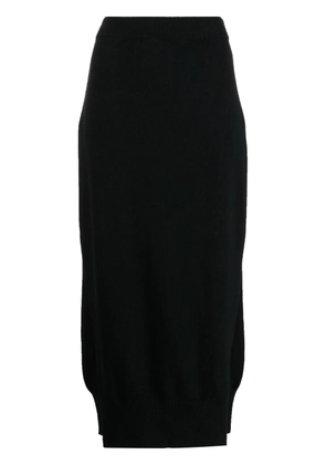 Barrie high-waisted knit skirt - Black