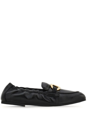 Ferragamo Gancini loafers - Black