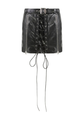 Les Filles d'Eva lace-up mini skirt - Black