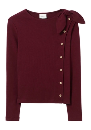 Claudie Pierlot bow-detail blouse - Red