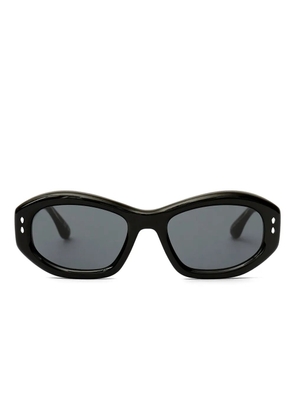 Isabel Marant Eyewear Vancy oval-frame sunglasses - Black
