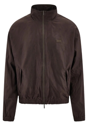 Ferragamo zip-up bomber jacket - Brown
