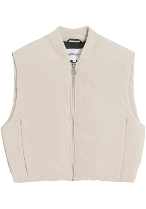 Apparis Phoenix animal-print gilet - Neutrals