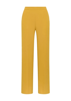 MALIPARMI pressed-crease straight-leg trousers - Yellow