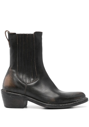 Moma 45mm distressed boots - Black