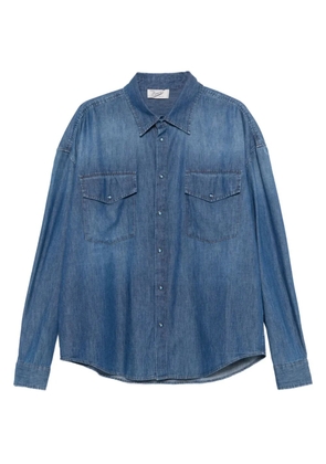 Pence double-pocket denim shirt - Blue