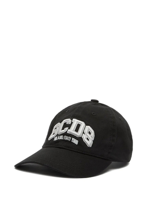 GCDS logo-embroidered baseball cap - Black