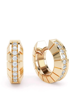 LOEV 14K yellow gold Eternity diamond earrings
