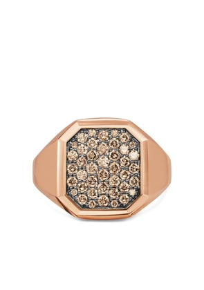 David Yurman 18K rose gold Streamline® signet ring - Pink