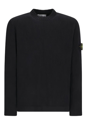 Stone Island Compass-badge crew-neck sweater - Black