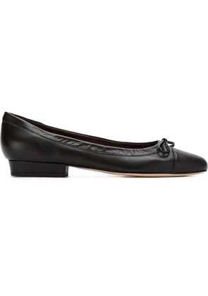 Sarah Chofakian leather ballerinas - Black