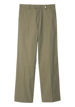 Burberry straight-leg cotton trousers - Neutrals