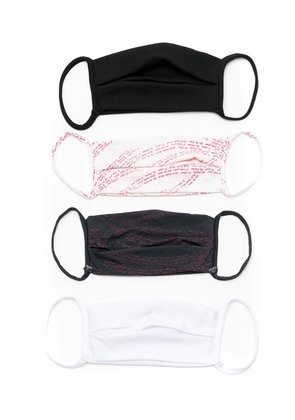 Amir Slama pleated face masks (pack of 4) - Multicolour