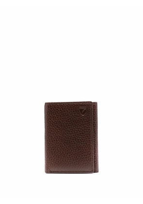 Aspinal Of London tri-fold leather wallet - Brown