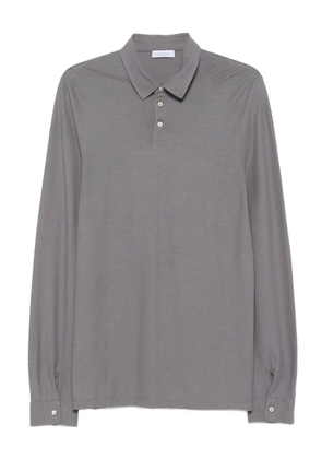 Gran Sasso long-sleeves polo shirt - Grey