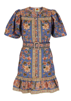 FARM Rio Superbloom Tapestry dress - Blue