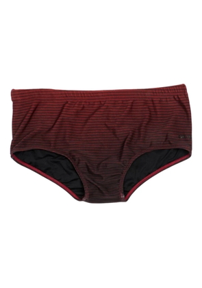 Osklen striped-pattern swim trunks - Black