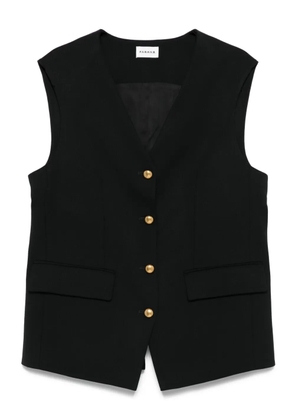 P.A.R.O.S.H. button-fastening gilet - Black