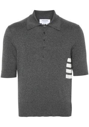 Thom Browne 4-Bar cotton polo jumper - Grey